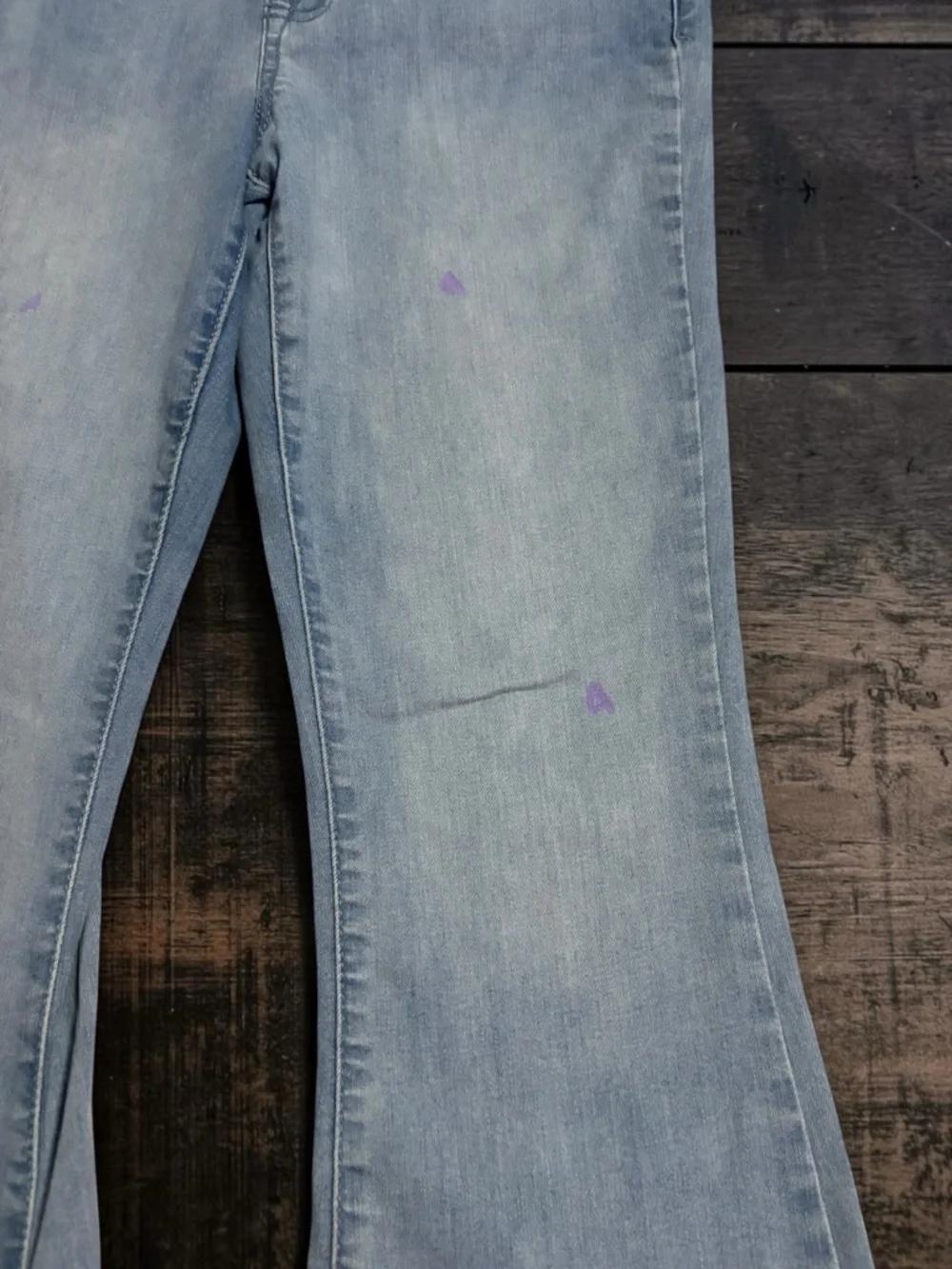 Cat & Jack Girls Size 14 Light Wash Flare Jeans